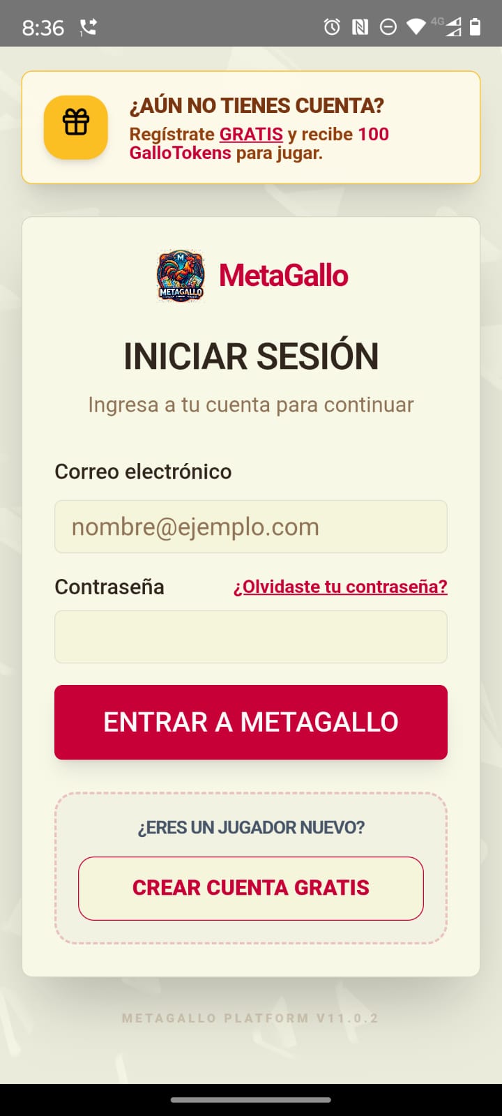 2. REGÍSTRATE GRATIS